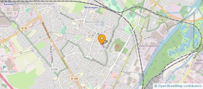 localisation de l'entreprise CLUB DU 3EME AGE DE BEUVRAGES  BEUVRAGES