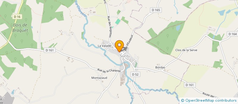localisation de l'entreprise CLUB DU 3EME AGE DE GENOUILLAC-MAZIERES à TERRES-DE-HAUTE-CHARENTE