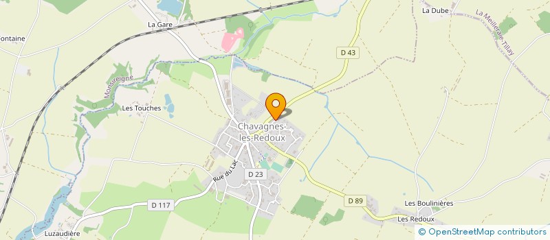 localisation de l'entreprise CLUB DU 3EME AGE DE SAINT MAURICE LE GIRARD  SAINT-MAURICE-LE-GIRARD