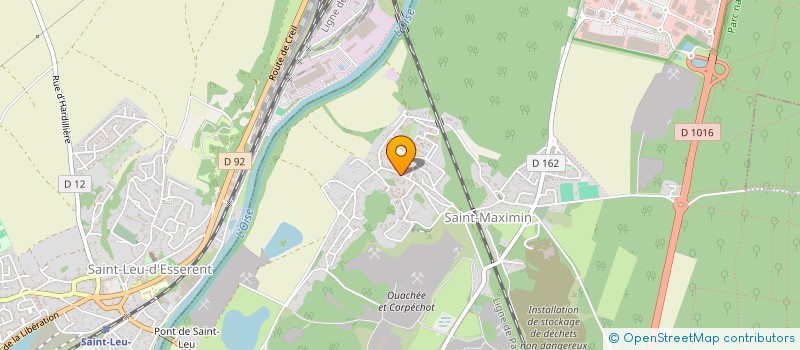 localisation de l'entreprise CLUB DU 3EME AGE DE SAINT MAXIMIN  SAINT-MAXIMIN