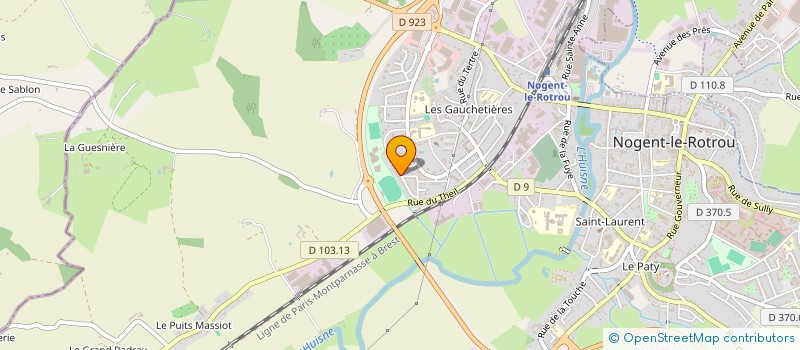 localisation de l'entreprise CLUB DU 3EME AGE DE TRIZAY COUTRETOT SAINT-SERGE à NOGENT-LE-ROTROU