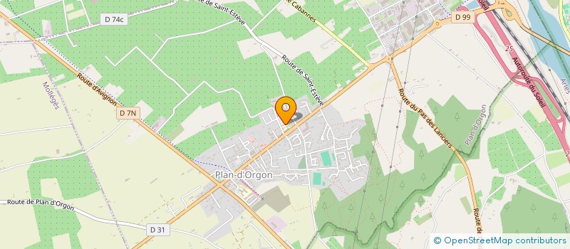localisation de l'entreprise CLUB DU 3EME AGE ET RETRAITES DE PLAN D'ORGON à PLAN-D'ORGON