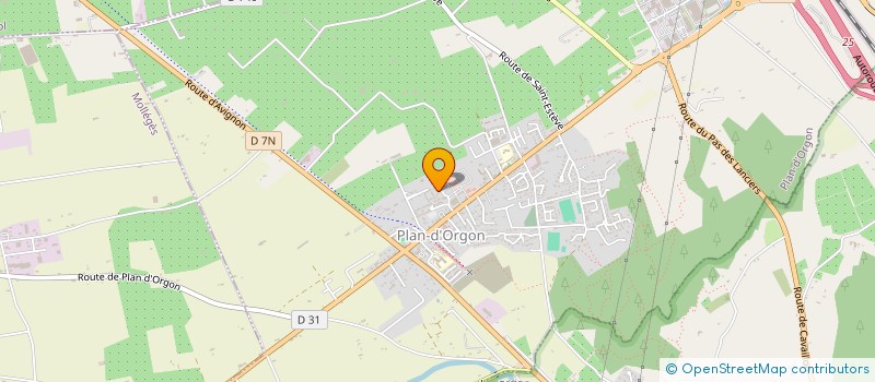 localisation de l'entreprise CLUB DU 3EME AGE ET RETRAITES DE PLAN D'ORGON  PLAN-D'ORGON