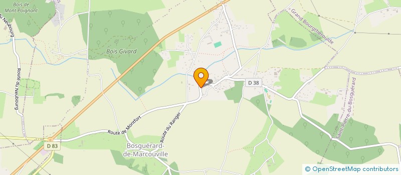 localisation de l'entreprise CLUB DU 3EME AGE - L'ESPOIR  LES MONTS DU ROUMOIS