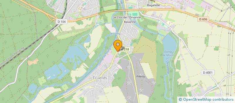 localisation de l'entreprise CLUB DU 3EME AGE LE CARREFOUR DE L'AMITIE  MORET-LOING-ET-ORVANNE