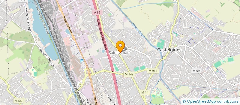 localisation de l'entreprise CLUB DU 3EME AGE LES CHEVEUX D'ARGENT SAINT-ALBANAIS  ST ALBAN