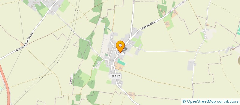 localisation de l'entreprise CLUB DU 3EME AGE LES MONTS D'ERCHIN à ERCHIN