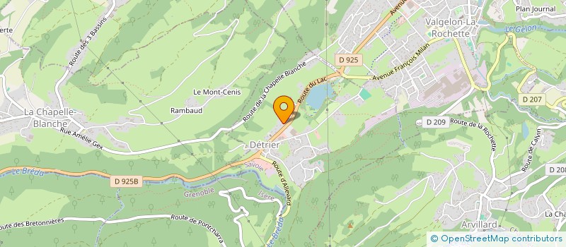 localisation de l'entreprise CLUB DU 3EME AGE LES SANS SOUCIS DETRIER  DETRIER