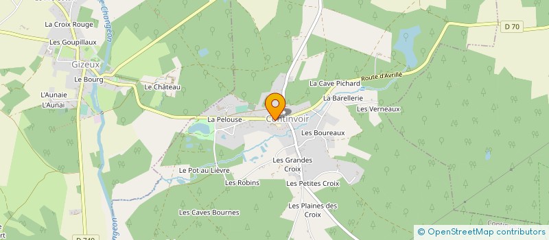 localisation de l'entreprise CLUB DU 3EME AGE RESTER JEUNE  CONTINVOIR