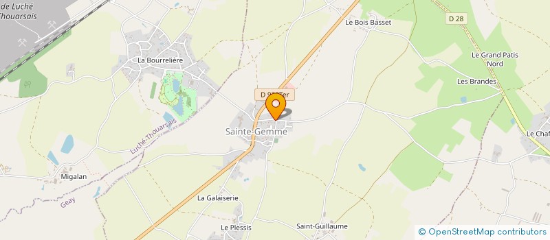 localisation de l'entreprise CLUB DU 3IEME AGE LE LIEN ENTRE NOUS à SAINTE-GEMME