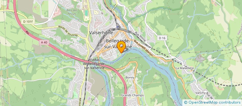 localisation de l'entreprise CLUB DU BEL AGE à VALSERHONE