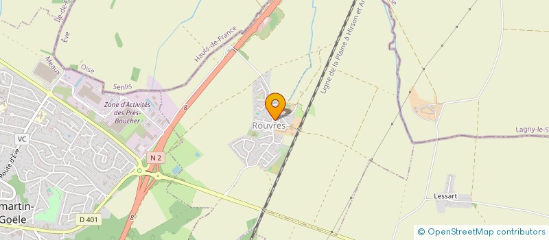 localisation de l'entreprise CLUB DU BEL AUTOMNE  SAINT-MARD