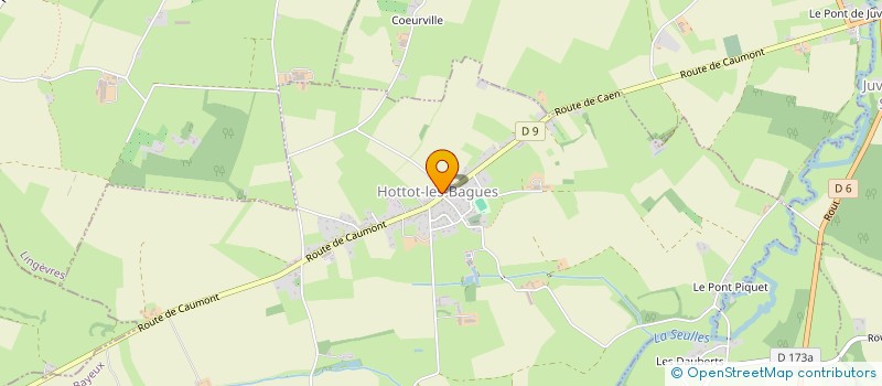 localisation de l'entreprise CLUB DU BON ACCUEIL DE HOTTOT LES BAGUES  HOTTOT-LES-BAGUES