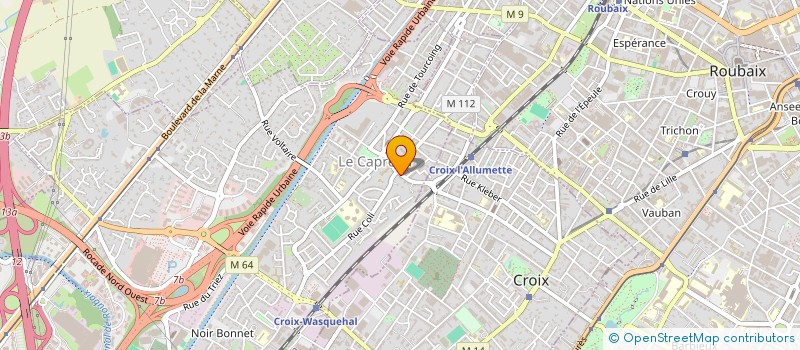 localisation de l'entreprise CLUB DU BON ACCUEIL DE WASQUEHAL CAPREAU 3EME AGE  WASQUEHAL