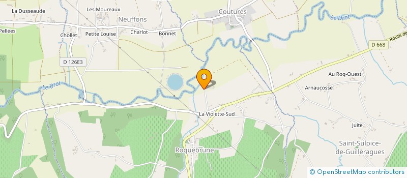 localisation de l'entreprise CLUB DU BON TEMPS  MONSEGUR