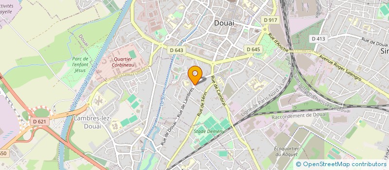 localisation de l'entreprise CLUB DU CHAT 3000 NORD PAS DE CALAIS PICARDIE à DOUAI