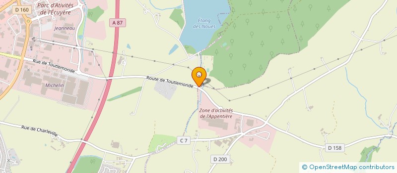 localisation de l'entreprise CLUB DU CHIEN DE DEFENSE ET DE POLICE CH à CHOLET