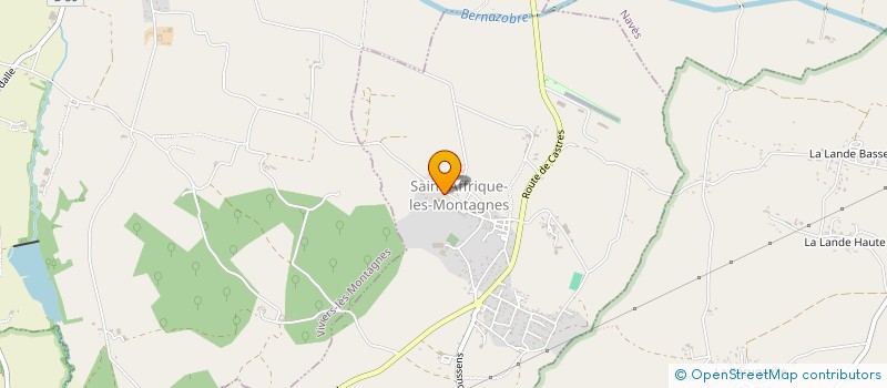 localisation de l'entreprise CLUB DU CHIEN DE DEFENSE MONTAGNE NOIRE  VIVIERS-LES-MONTAGNES