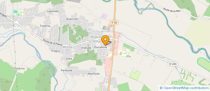 localisation de l'entreprise CLUB DU CURSINU à PRUNELLI-DI-FIUMORBO