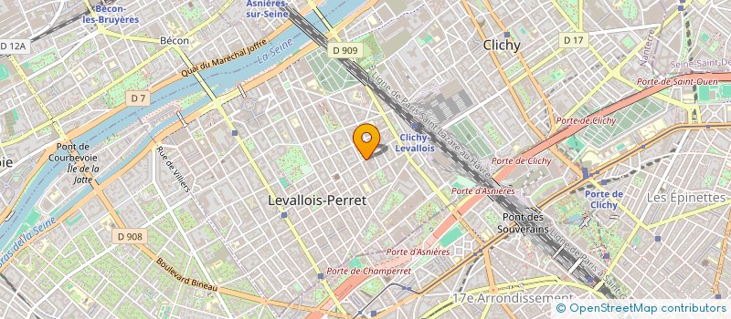 localisation de l'entreprise CLUB DU JEU DE GO à LEVALLOIS-PERRET