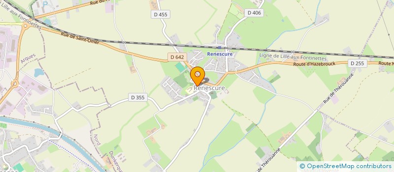 localisation de l'entreprise CLUB DU LIVRE DE RENESCURE  RENESCURE