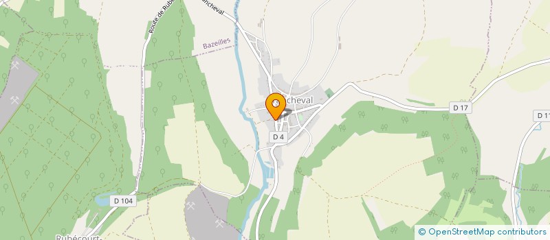 localisation de l'entreprise CLUB DU MERCREDI  FRANCHEVAL