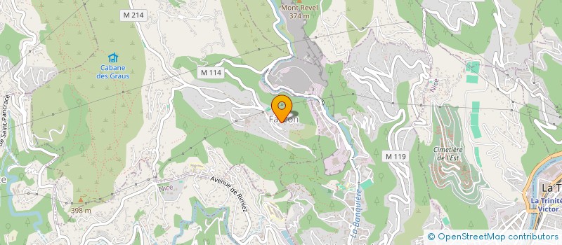 localisation de l'entreprise CLUB DU PLUS BEL AGE  FALICON