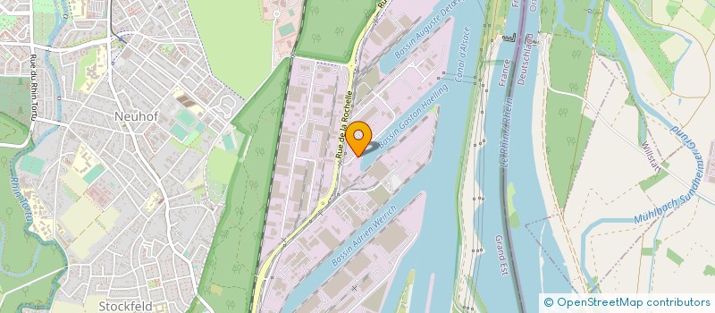 localisation de l'entreprise CLUB DU PORT DE PLAISANCE  STRASBOURG