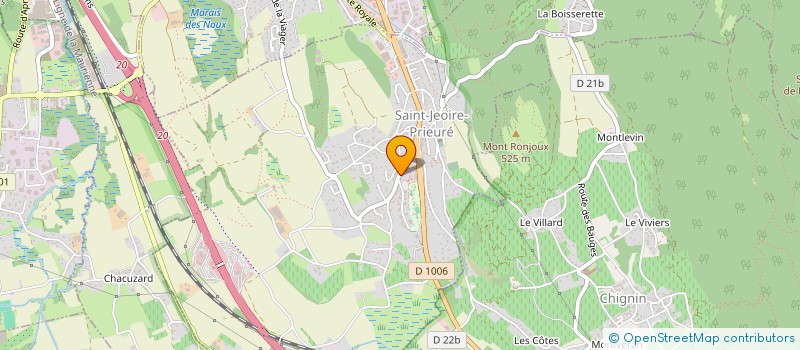 localisation de l'entreprise CLUB DU PRIEURE  SAINT-JEOIRE-PRIEURE