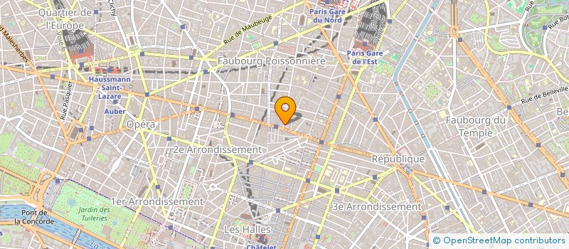 localisation de l'entreprise CLUB DU REPRESENTANT  PARIS