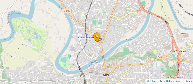 localisation de l'entreprise CLUB DU RIRE D'ALBI J'OH'Z'EN RIRE à ALBI