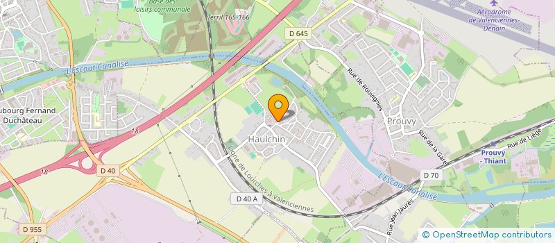 localisation de l'entreprise CLUB DU TEMPS DE VIVRE A HAULCHIN  HAULCHIN