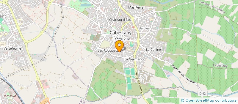 localisation de l'entreprise CLUB DU TEMPS LIBRE CABESTANY à CABESTANY