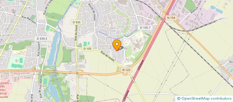 localisation de l'entreprise CLUB DU TEMPS LIBRE ET DES LOISIRS à THIVARS