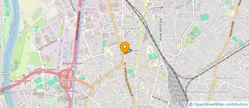 localisation de l'entreprise CLUB DU TEMPS LIBRE QUARTIER NORD à TOULOUSE