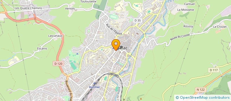 localisation de l'entreprise CLUB DU TROISIEME AGE DE LA VALLEE D'AUTHRE à YTRAC