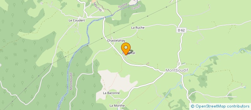 localisation de l'entreprise CLUB DU TROISIEME AGE PAP 15 à CONDAT