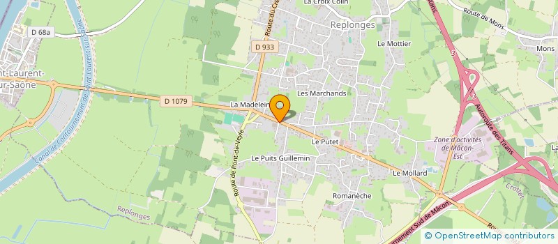 localisation de l'entreprise CLUB DU VIEUX GUIDON à REPLONGES