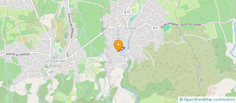 localisation de l'entreprise CLUB E.  SOREDE