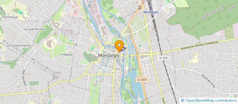 localisation de l'entreprise CLUB E-SOLUTIONS à MONTARGIS