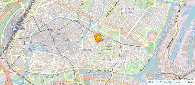 localisation de l'entreprise CLUB'EAUTE ESTHETIC à STRASBOURG