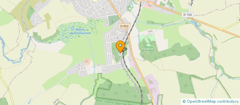 localisation de l'entreprise CLUB EDUCATION CANINE DU JARNISY  JARNY