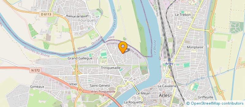 localisation de l'entreprise CLUB EDUCATION CANINE ET SPORTIVE ARLESIEN à ARLES