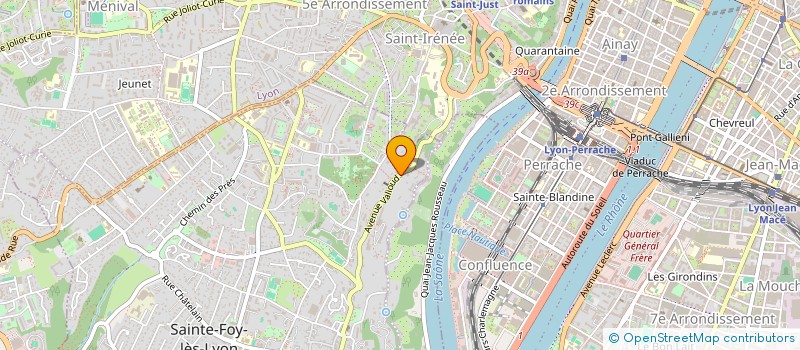 localisation de l'entreprise CLUB EMPLOYES  SAINTE-FOY-LES-LYON