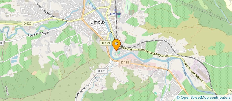 localisation de l'entreprise CLUB ENTREPRENDRE HAUTE VALLEE AUDE à LIMOUX