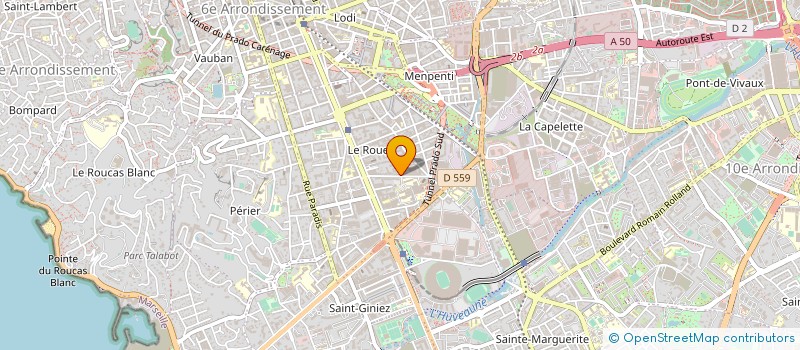 localisation de l'entreprise CLUB ENTREPRENDRE PROVENCE LITTORAL  MARSEILLE