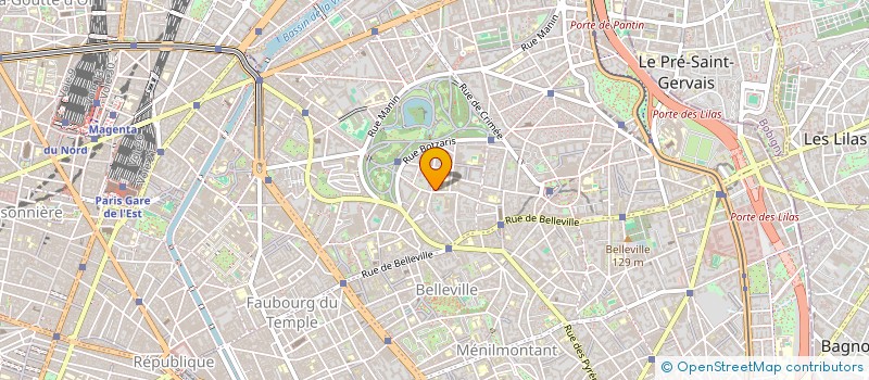 localisation de l'entreprise CLUB ENTREPRISES ET COMMERCES PARIS 19 ( CECP 19)  PARIS