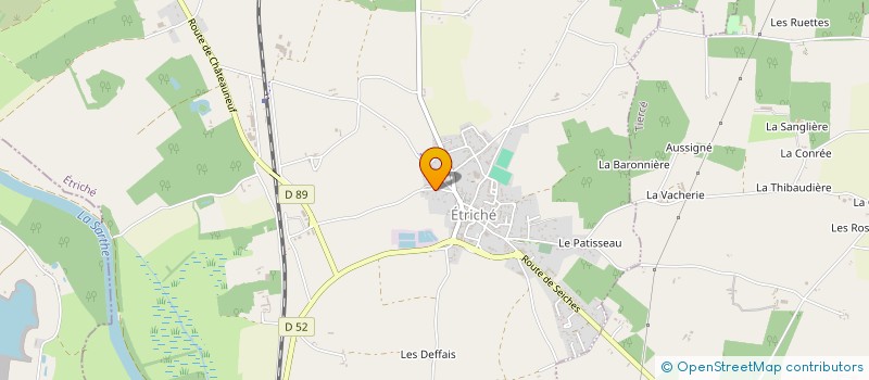 localisation de l'entreprise CLUB EOLE & CIE  FENEU