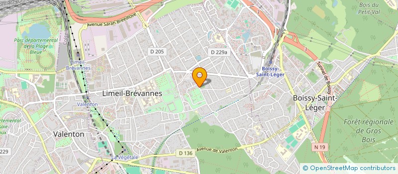 localisation de l'entreprise CLUB EPIL  LIMEIL-BREVANNES