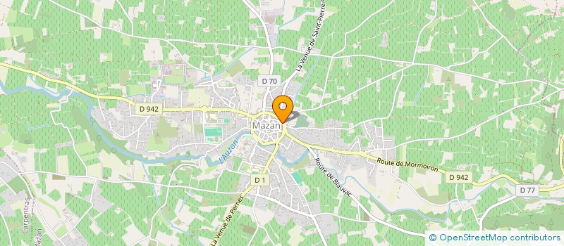 localisation de l'entreprise CLUB EPMM ATOUSPORT à MAZAN